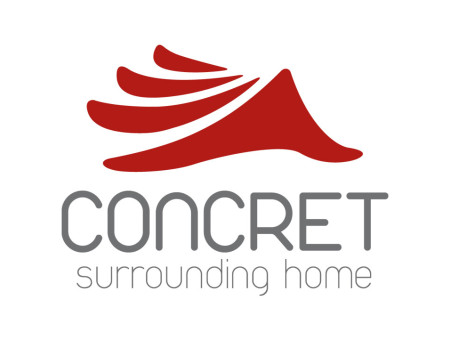 Concret logo e depliant