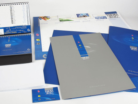 Thema Studio brochure cartellina e sito